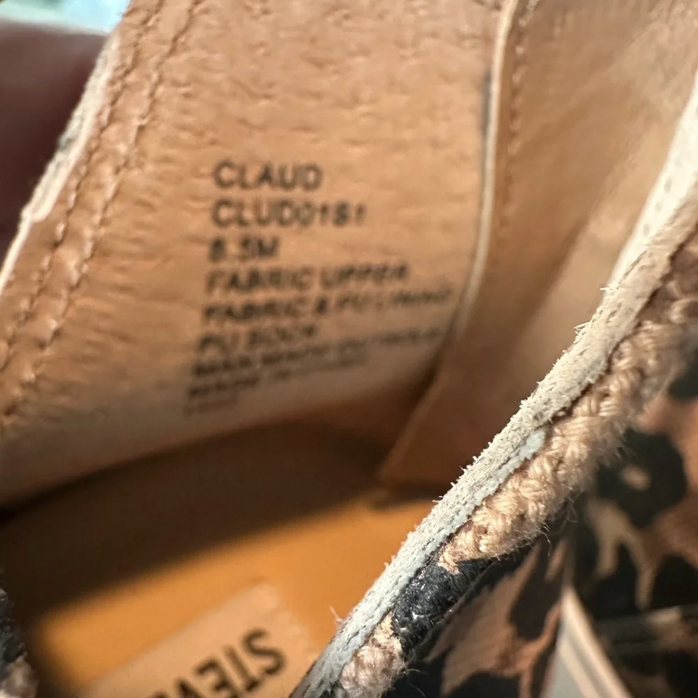 Steve Madden NWOT leopard ankle boots, size 8.5 - Picture 8 of 10